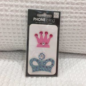 Me & My Big Ideas Cell Phone Bling Removable "King & Queen Crowns" Stickers